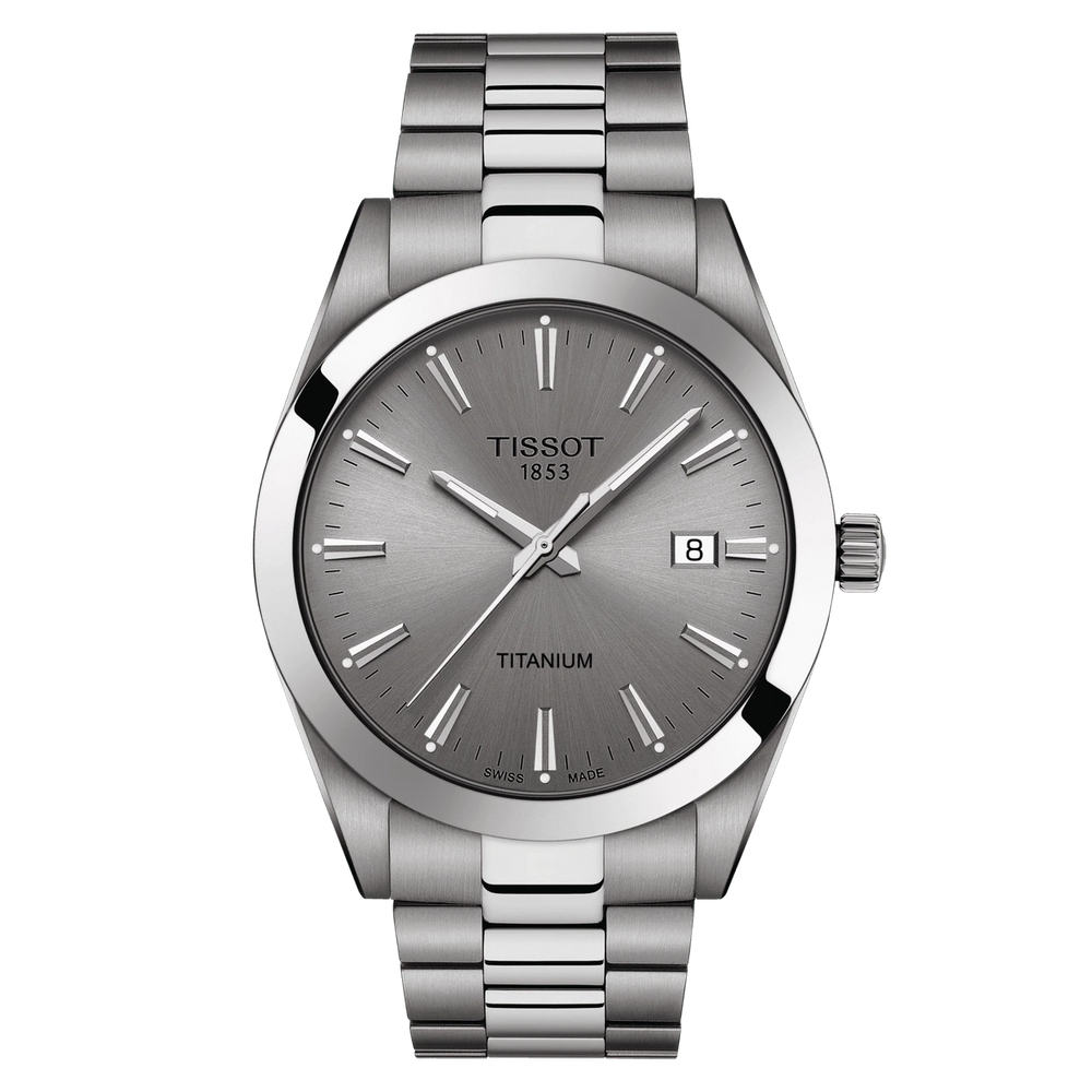 Gentleman Quartz Titanium Grey Dial