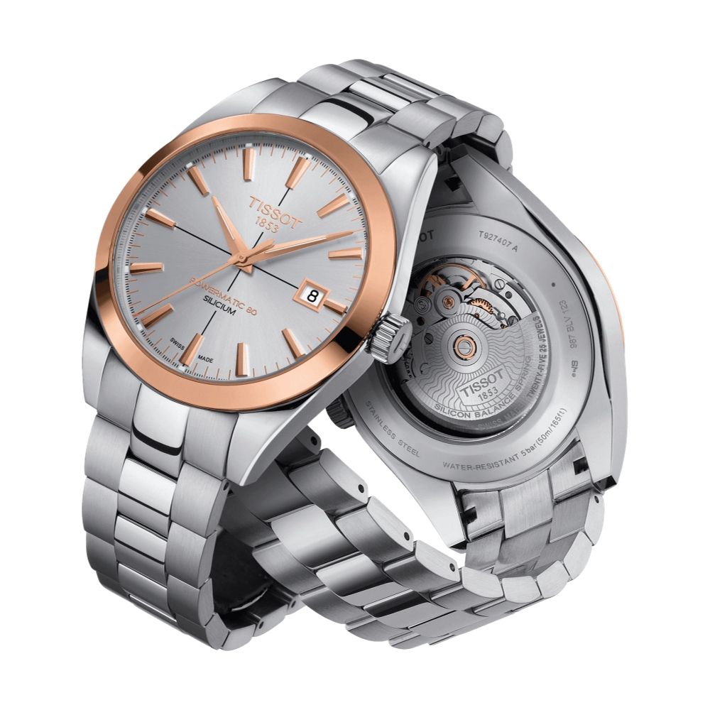 Tissot Gentleman Gold bezel 40mm Men's Watch