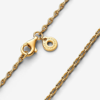 Gold Plated Infinity Chain Pandora Necklace