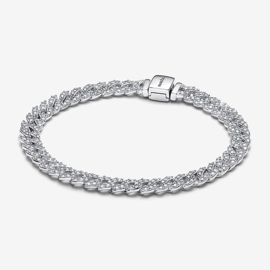 Pandora Timeless Pavé Cuban Chain Bracelet