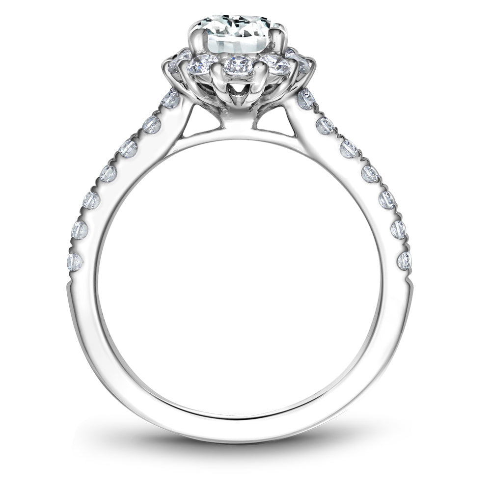 Noam Carver Oval Diamond Halo Engagement Ring B189-01A