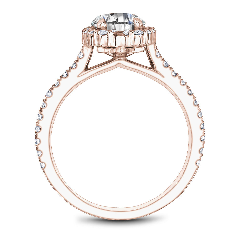 Noam Carver Boutique Halo Diamond Engagement Ring B521-01A