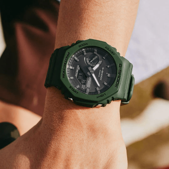 G-Shock Analog-Digital Bluetooth Solar Green Men's Watch GAB2100-3A