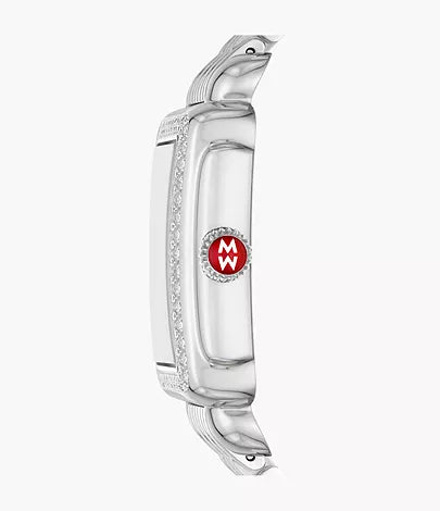 Michele Deco Mid Diamond Stainless Steel Watch - MWW06V000122