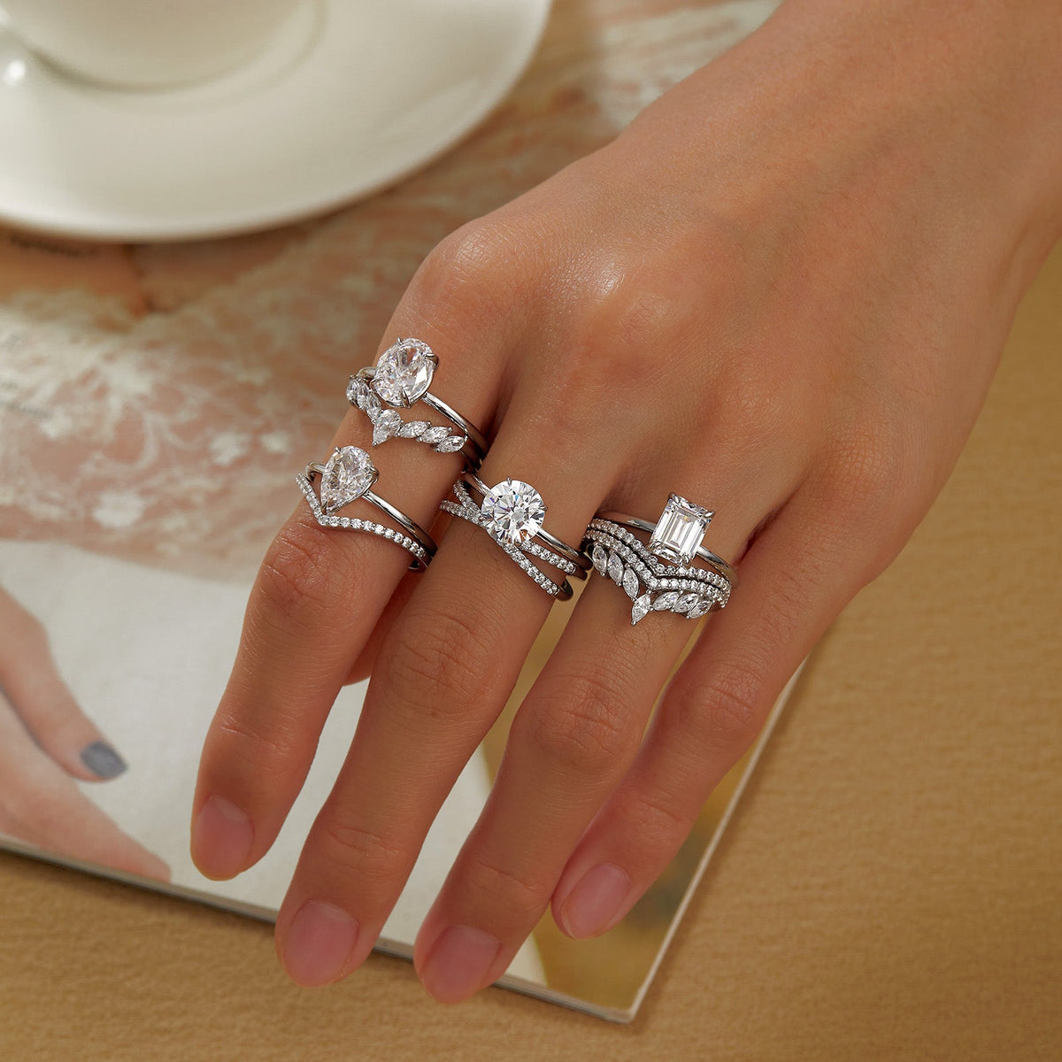 Simple Crisscross Ring