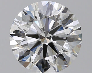 2.14 Carat F Color VVS2 Round Diamond