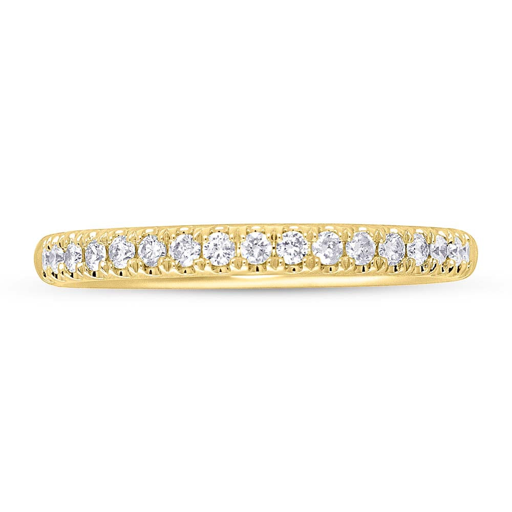 0.40CT 14K Y/G DIAMOND LADY'S BAND
