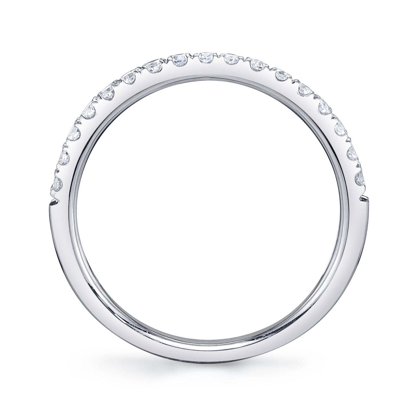 0.25CT 14K W/G DIAMOND LADY'S BAND