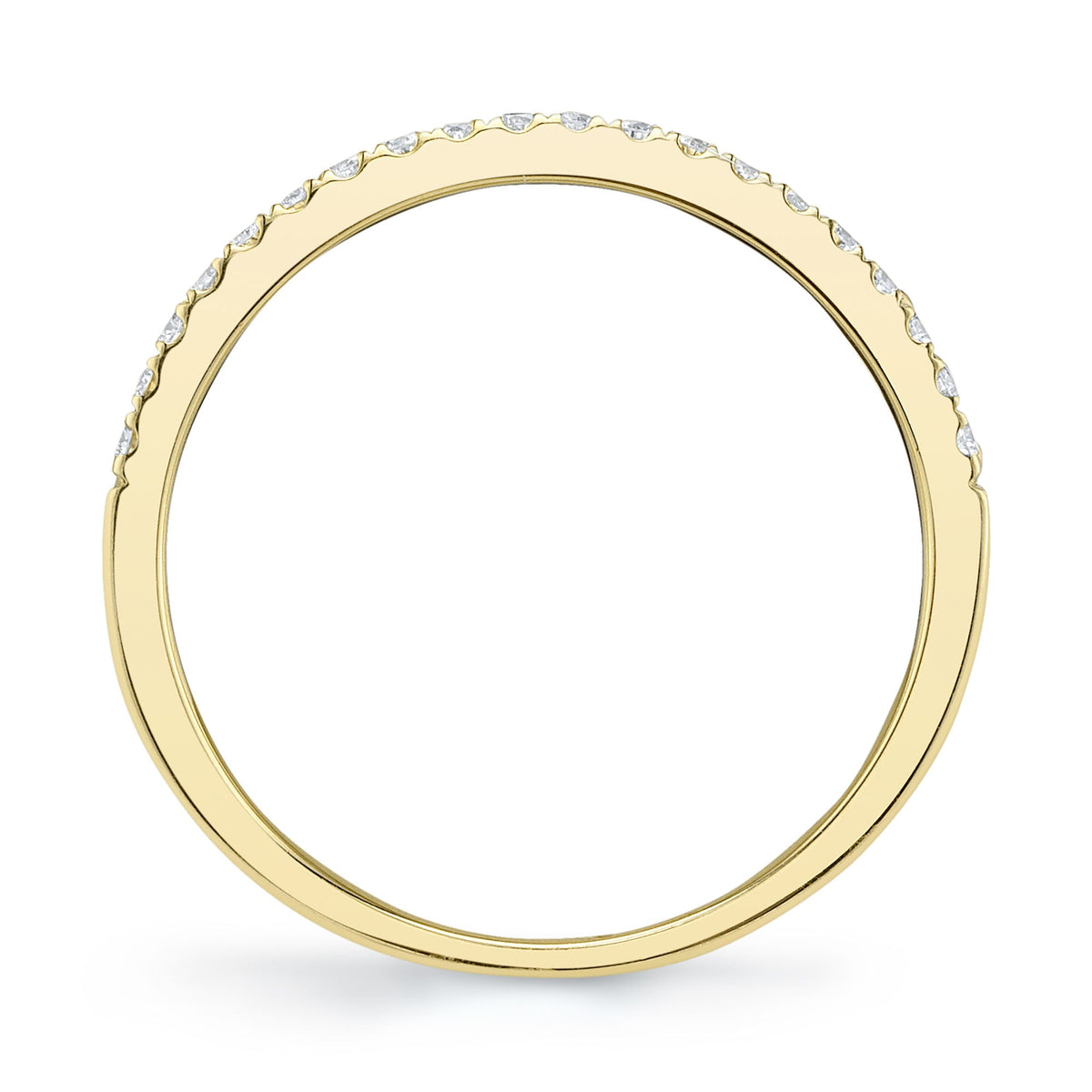 0.18CT 14K Y/G DIAMOND LADY'S RING