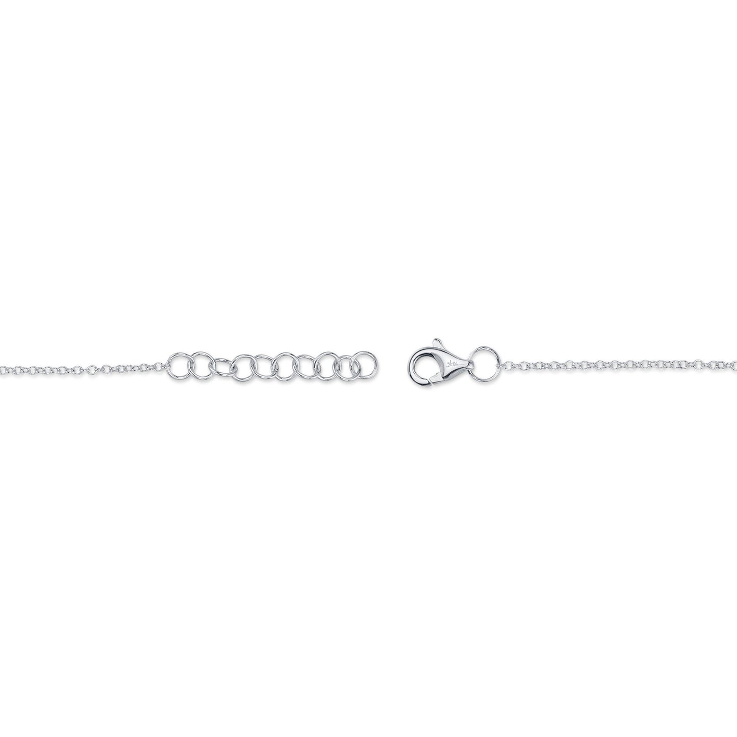 0.31CT 14K W/G DIAMOND CROWN SETTING BRACELET