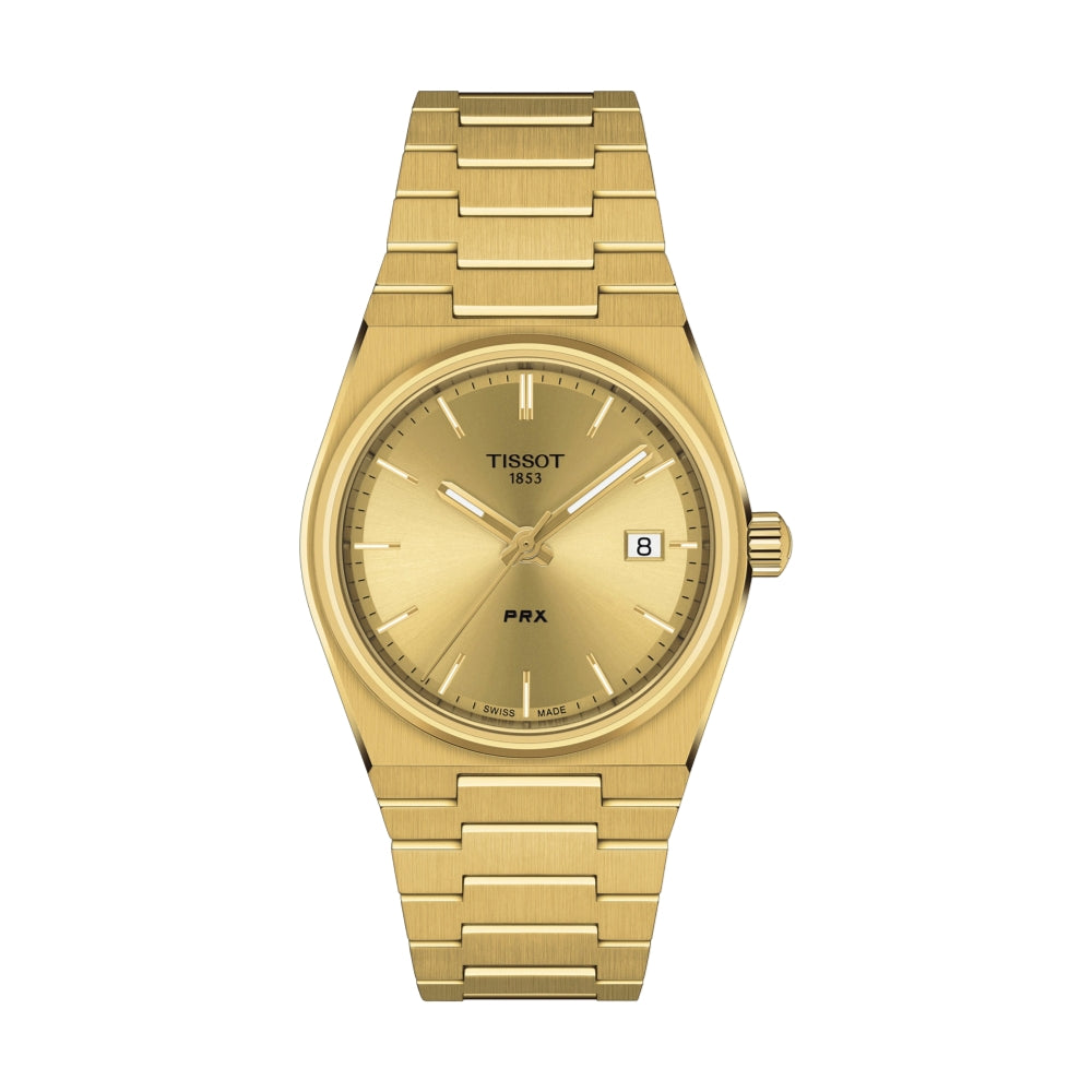 Tissot PRX 35mm Quartz Gold-Tone