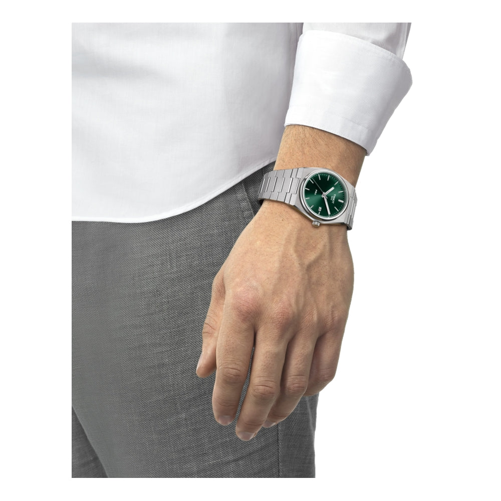 Tissot PRX 40mm Quartz Green Dial Men's Watch