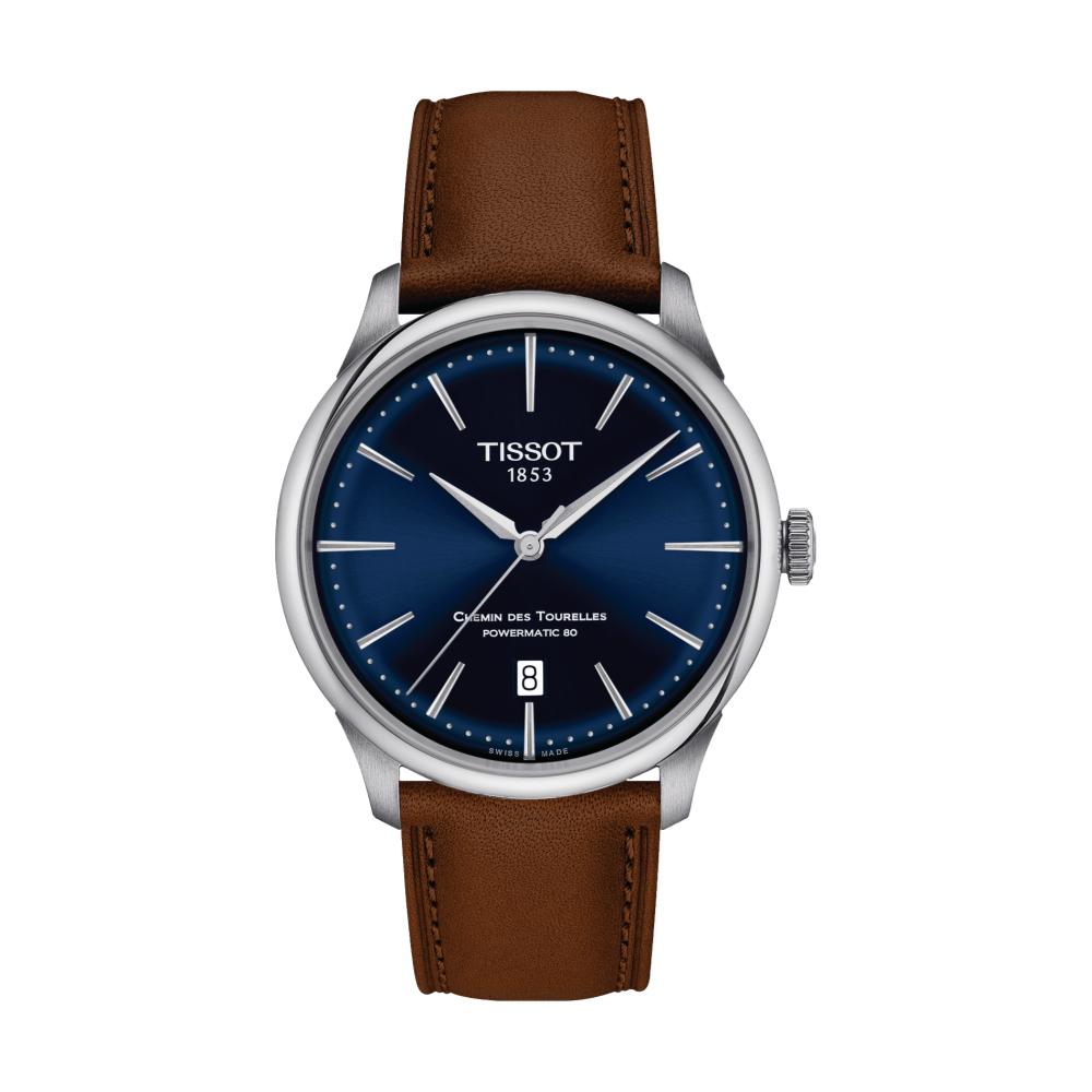 Chemin Des Tourelles Powermatic 80 39mm Blue on Strap