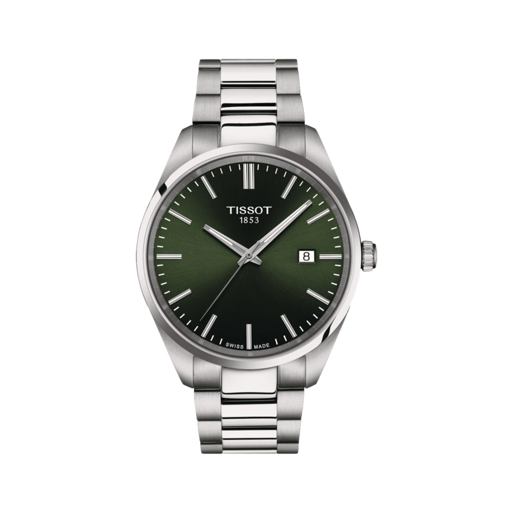 Tissot PR 100 Green Dial, 40 mm Men's Watches