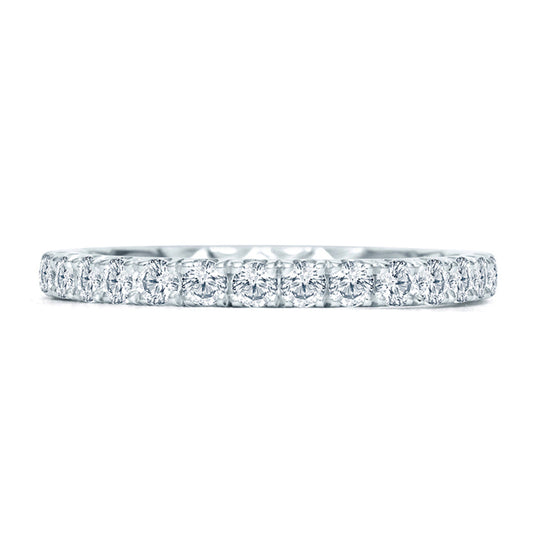A. Jaffe French Pave Quilted Diamond Anniversary Band WR1027Q/49