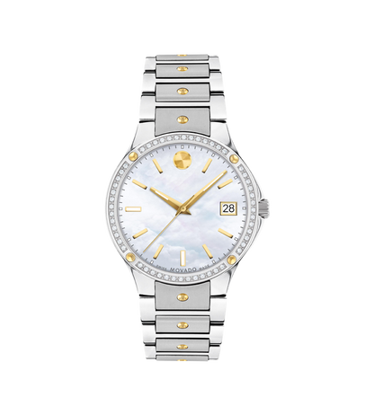 Movado Women's SE Two-Tone & Mother Of Pearl - 0607516