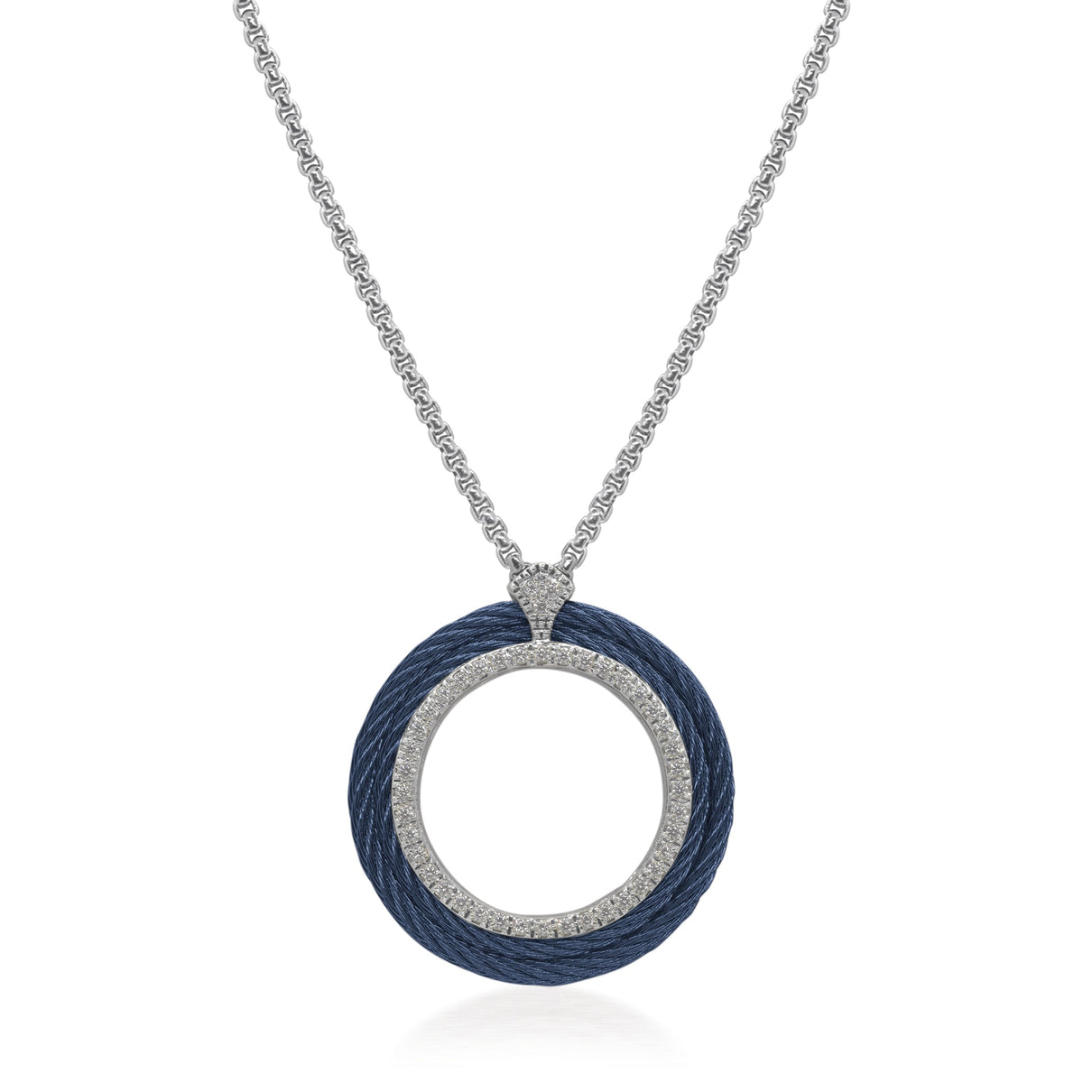 ALOR Large Open Circle Necklace
