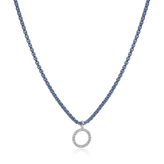 ALOR Petite Open Circle Necklace