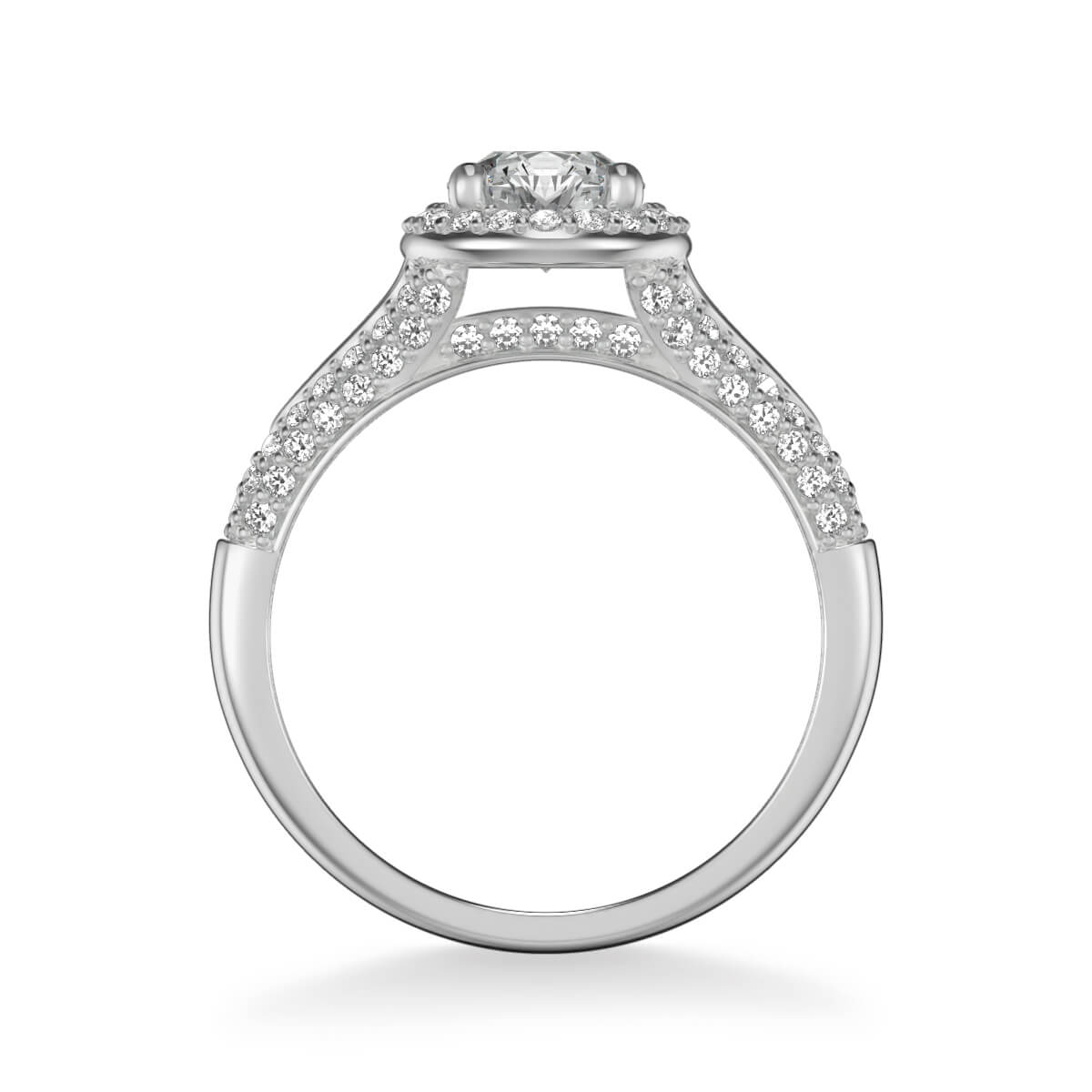 Reese Second Hand Rings Reese Classic Round Halo Diamond Engagement Ring – yankojewelers