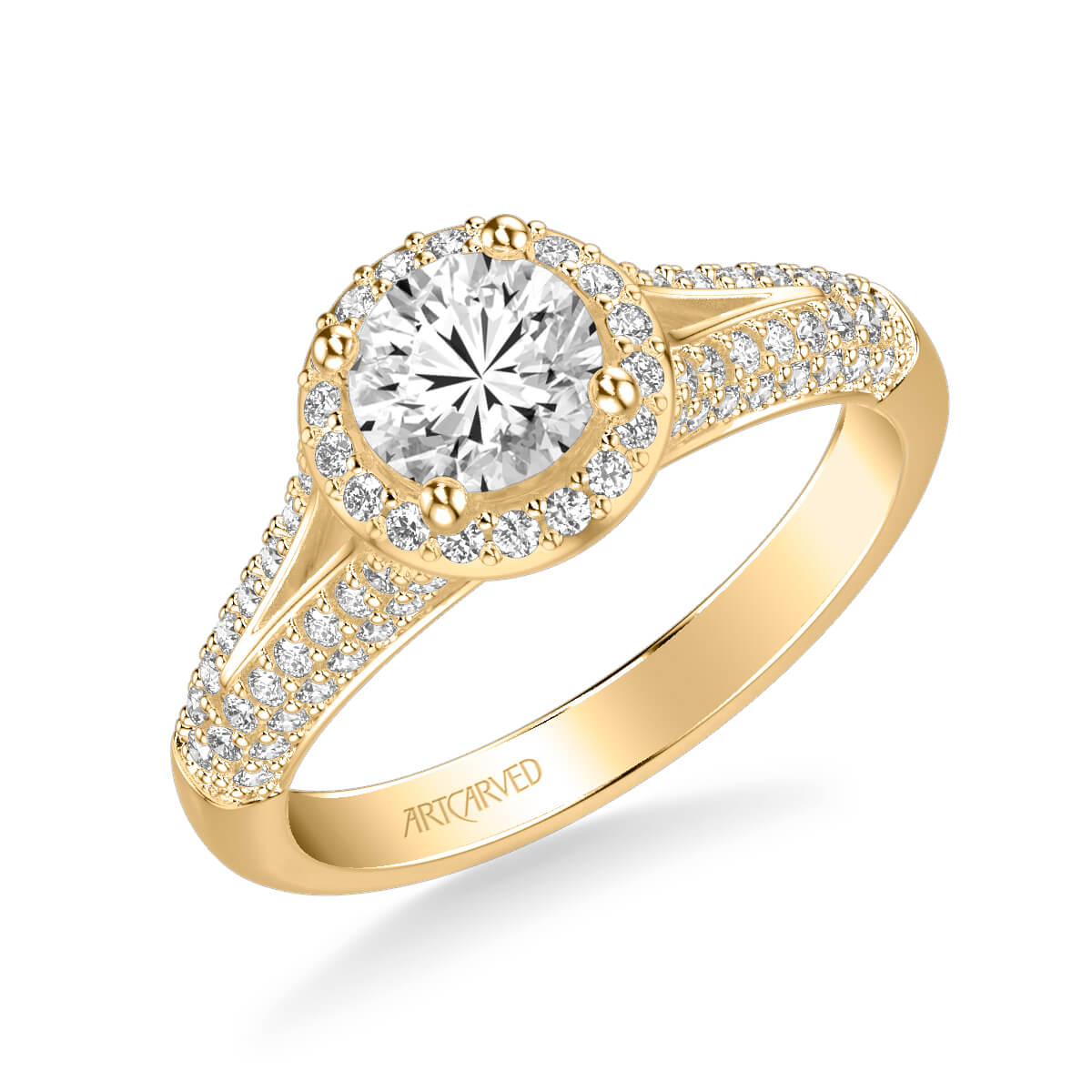 Reese Second Hand Rings Reese Classic Round Halo Diamond Engagement Ring – yankojewelers