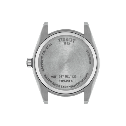 Gentleman Quartz Titanium Blue Dial