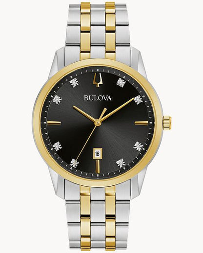 Bulova Men's Diamond Two-Tone Sutton Watch