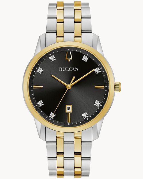 Bulova Men's Diamond Two-Tone Sutton Watch