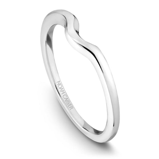 Noam Carver Solitaire Wedding Band B002-02B