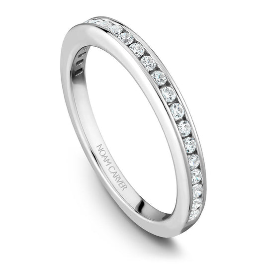 Noam Carver Channel Set Diamond Wedding Band B006-01B