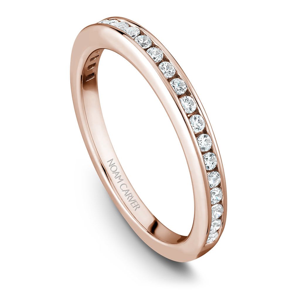Noam Carver Channel Set Diamond Wedding Band B006-01B