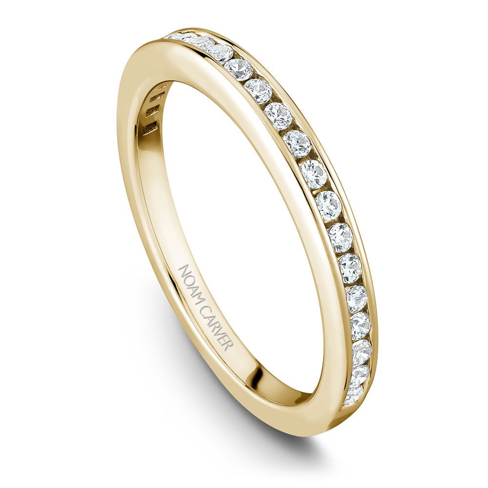 Noam Carver Channel Set Diamond Wedding Band B006-01B