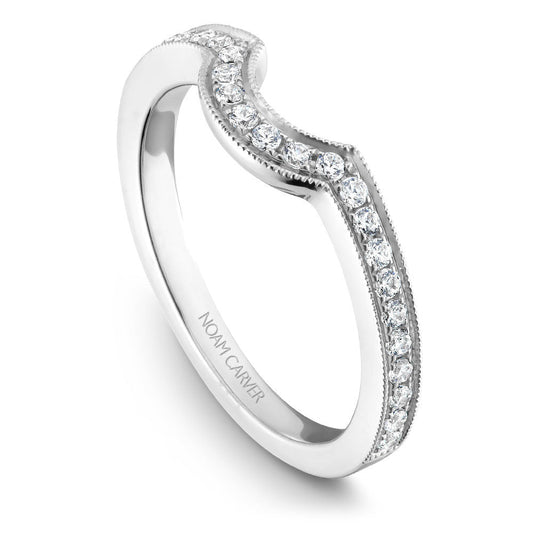 Noam Carver Micro Pavé Diamond Wedding Band B025-02B