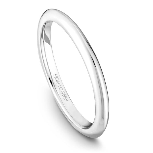 Noam Carver Solitaire Wedding Band B027-03B