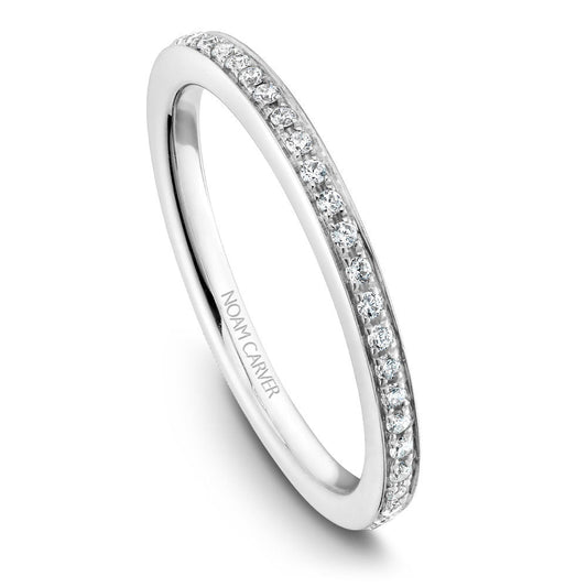 Noam Carver Micropavé Diamond Wedding Band B095-02B