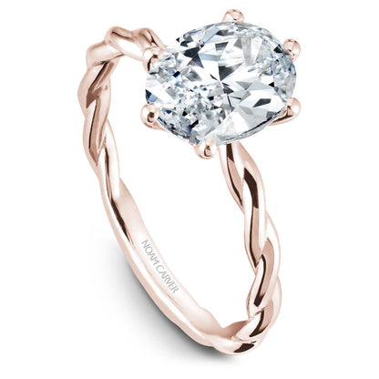 Noam Carver Braided Solitaire Engagement Ring B167-01A