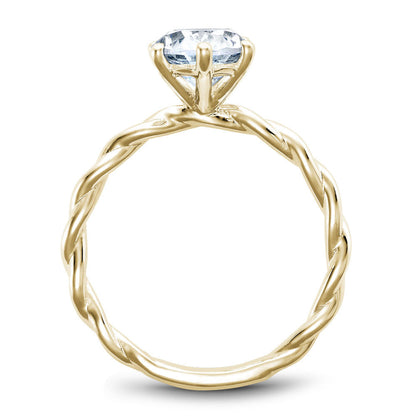 Noam Carver Braided Solitaire Engagement Ring B167-01A