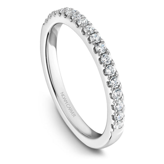 Noam Carver Prong Set Diamond Wedding Band B214-01B