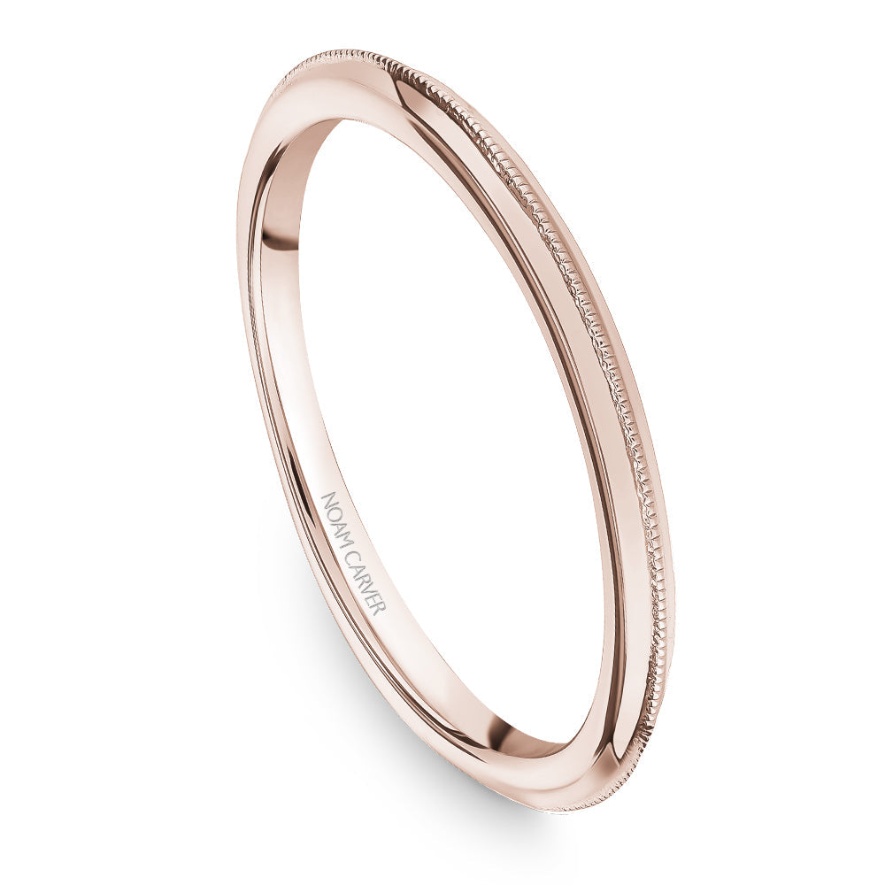 Noam Carver Solitaire Wedding Band B247-01B