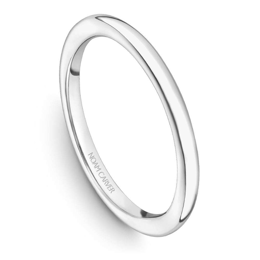 Noam Carver Solitaire Wedding Band B371-02B