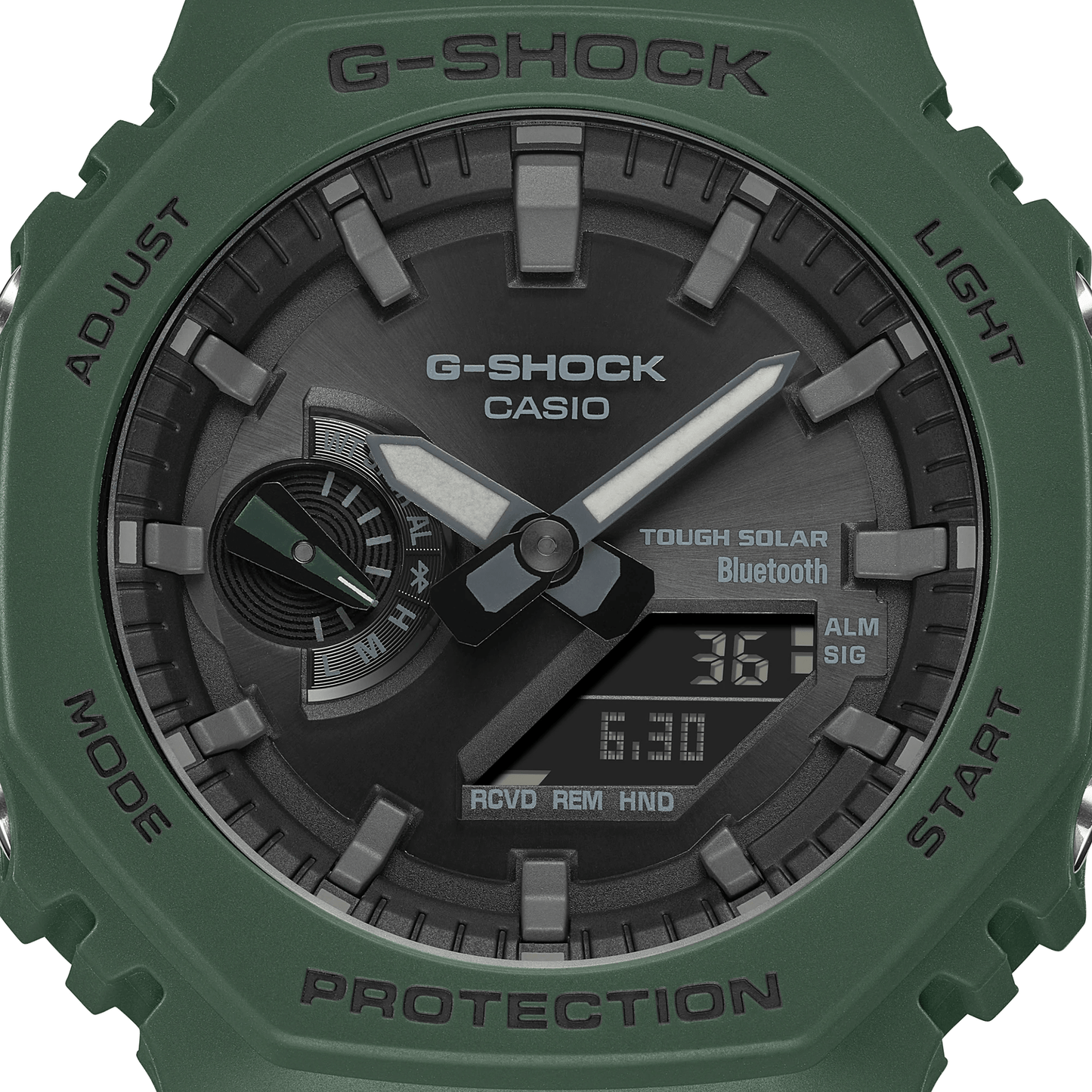 G-Shock Analog-Digital Bluetooth Solar Green Men's Watch GAB2100-3A