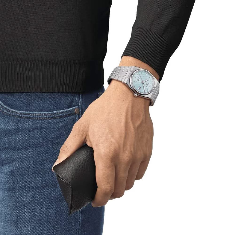 TISSOT PRX Powermatic 80 Ice Blue 40mm Watch