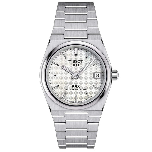TISSOT PRX Powermatic 80 Mother of Pearl Dial 35mm Watch