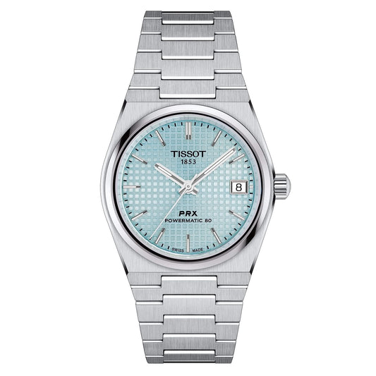 TISSOT PRX Ice Blue Dial 35mm Watch