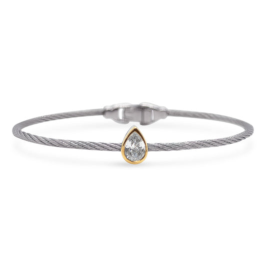 ALOR Day Diamonds 2mm Teardrop Bracelet