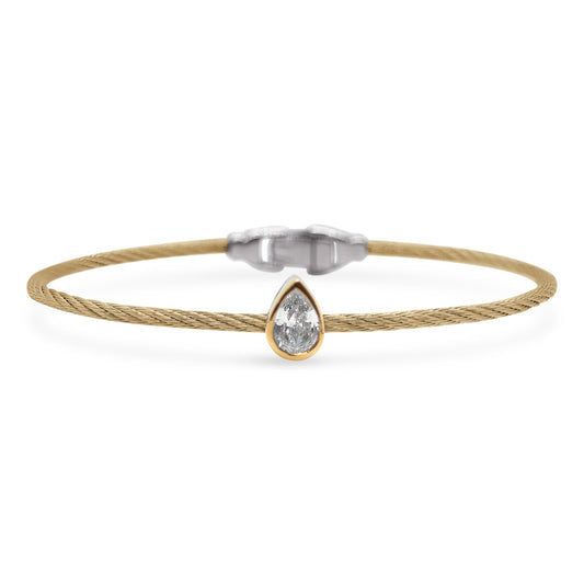 ALOR Day Diamonds 2mm Teardrop Bracelet