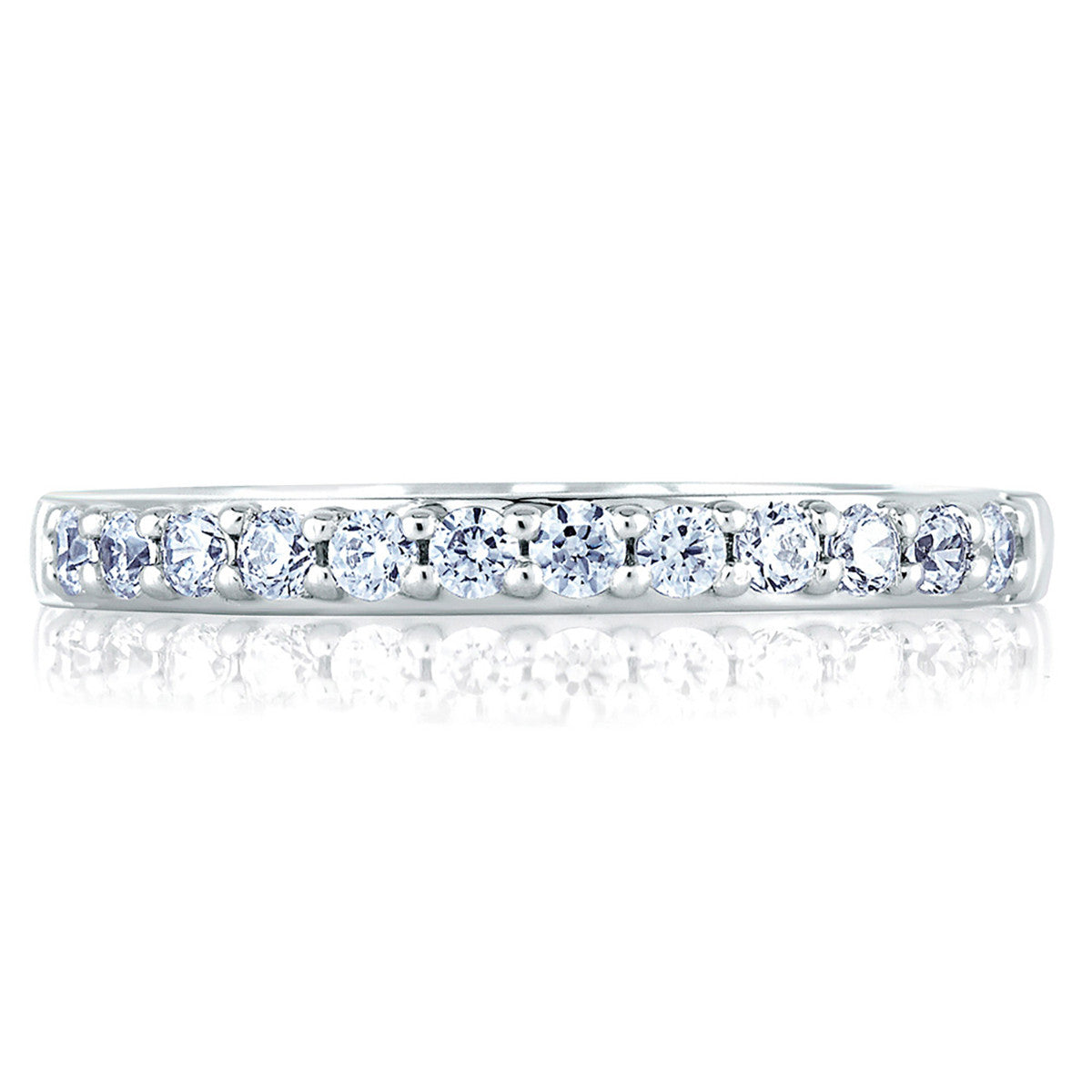 A. Jaffe Classic Prong Set Diamond Wedding Band MR1353/14