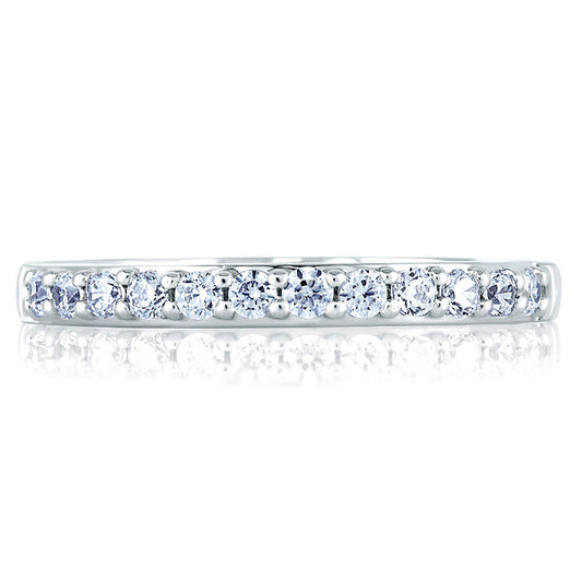 A. Jaffe Classic Prong Set Diamond Wedding Band MR1353/14