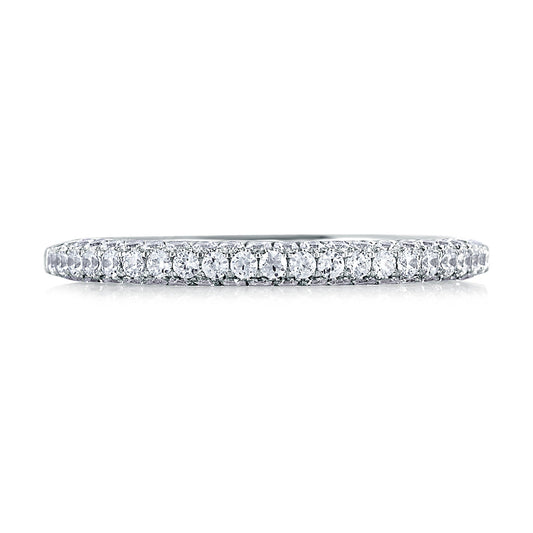 A.Jaffe Micro Pavé Rollover Diamond Wedding Band MR1534/50