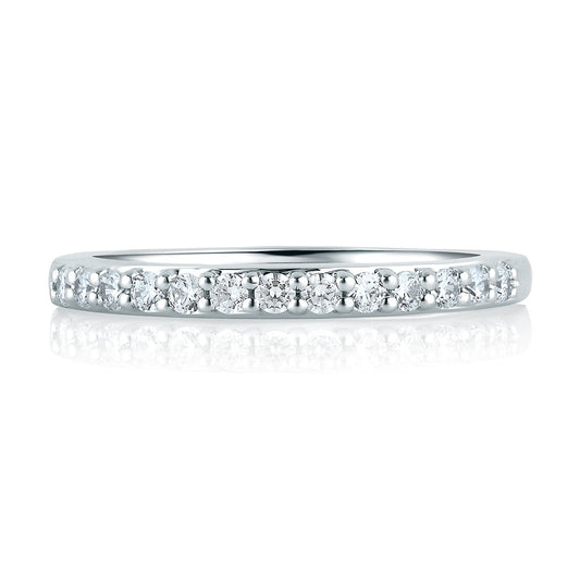 A.Jaffe Signature Shared Prong Set Diamond Wedding Band MRS057/26