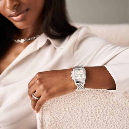 Deco Stainless Diamond Watch